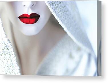 Red Lips Canvas Prints