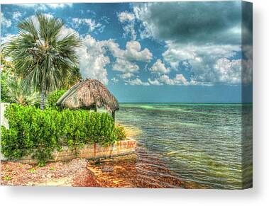 Thatch Roof Canvas Prints