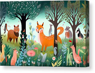 Forest Habitat Canvas Prints