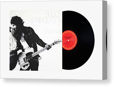 Bruce Springsteen Mixed Media Canvas Prints