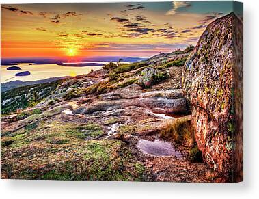 Cadillac Mountain Canvas Prints