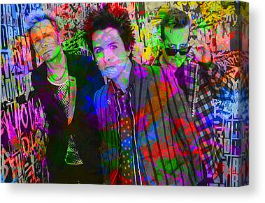 Green Day Canvas Prints