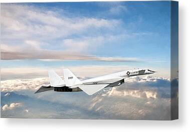 North American Aviation XB-70 Valkyrie Heavenly Body by Peter Chilelli 