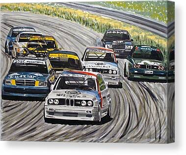 E30 Dolphinbmw E30 M2 Competition Canvas Art Print - Waterproof Ink,  Unframed