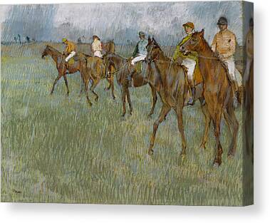 Horse Pastels Canvas Prints