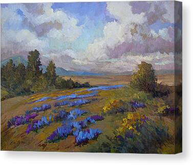 Lupine Paintings Canvas Prints