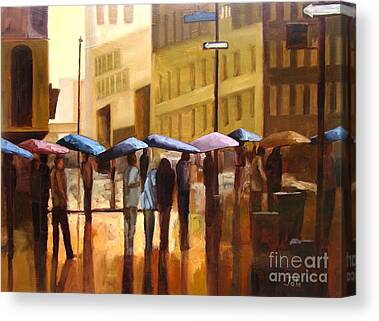 Nyc Paintings Canvas Prints