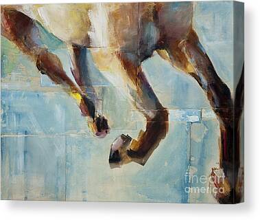 Abstract Horse Canvas Prints