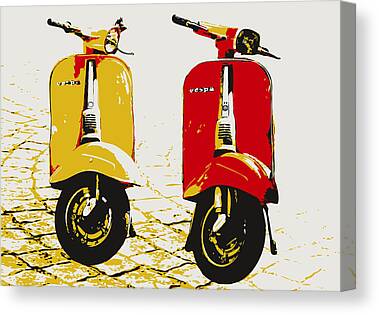 A0 A1 A2 A3 poster print for glass frame vintage art Italy painting Vespa 