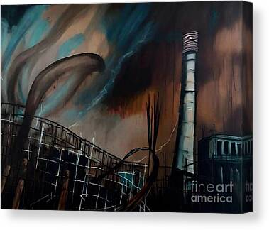 Industrial Icon Paintings Canvas Prints