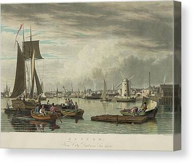 Sailing Barge Canvas Prints