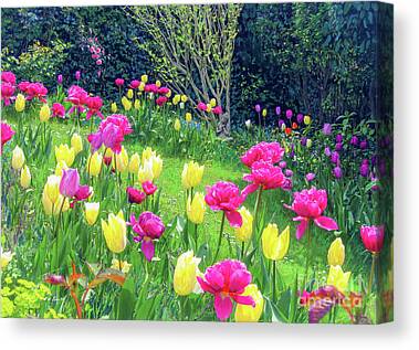 Spring Bulbs Paintings Canvas Prints