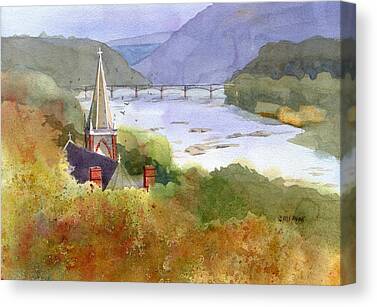 Harpers Ferry Canvas Prints