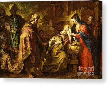 Adoration Magi Nativity Wise Men Three Kings Caspar Melchior Balthasar New Canvas Prints