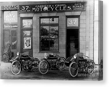 Superbe toile Vintage Harley Moto #840 Wall Hanging photo art A1 