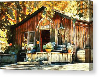 Rancho Sisquoc Winery 2 Canvas Prints