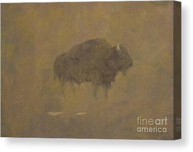 Buffalo Herd Canvas Prints