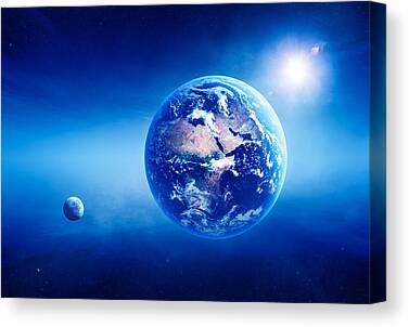 The Planet Earth Space Universe Art Wall Poster 38"x24"  E01 