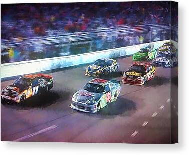 A Wall Art Canvas Picture Print NASCAR Drive4COPD 300 3.2 