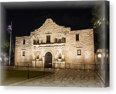 Mission San Antonio De Valero Canvas Prints