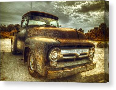 Rusty Truck Canvas Prints