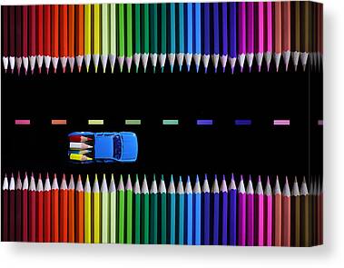 Colored Pencil Photos Canvas Prints