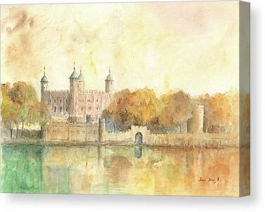 Tower Of London Canvas Prints