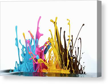 Acrylic Paints In Water by Antonio Iacobelli