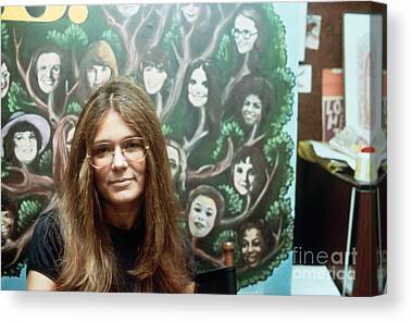 Art print poster /Canvas Feminist Writer Gloria Steinem 
