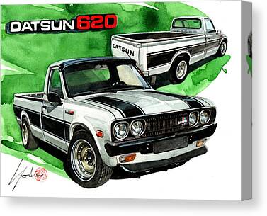 Datsun Truck Canvas Prints
