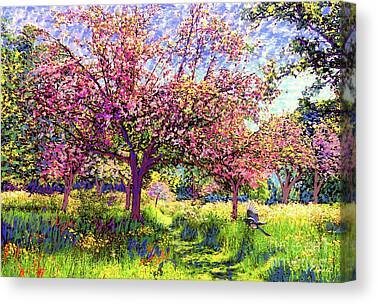 Peach Blossom Canvas Prints