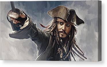 Custom Single Pirate Portrait 5x7 Canvas Board Sea of Thieves Inspired  Special Effect Embelishments 