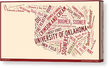 Oklahoma University Canvas Prints