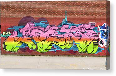 Letter N - Graffiti Street Art Style  Canvas Print for Sale by  CreativeOpus