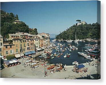 Portofino Harbour Photos Canvas Prints