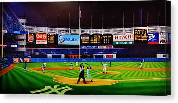 New Yourk Yankees Paintings Canvas Prints