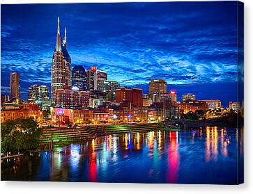 Nashville Skyline Canvas Prints