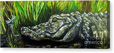 Mississippi Alligator Canvas Prints