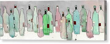 Wine-bottle Canvas Prints