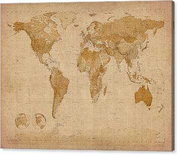 Cartography Canvas Prints