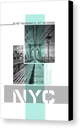 Designs Similar to Poster Art NYC Brooklyn Bridge