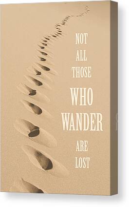 Canvas Art - Not All Those Who Wander Are Lost by Aaron Spong