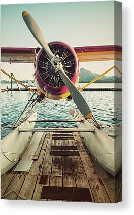 Commercial Airplane Canvas Prints