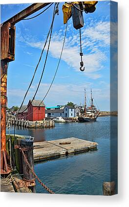 Scenic Northern Mass Site Founded In 1600s Fishing Village Canvas Prints