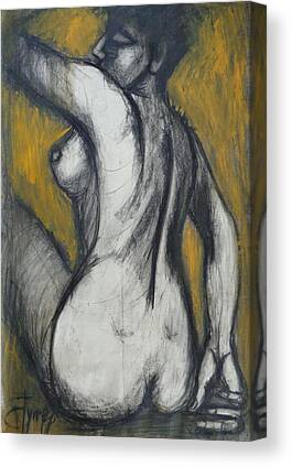 Nude Fine Art Print by Mareen Haschke Back Beauty