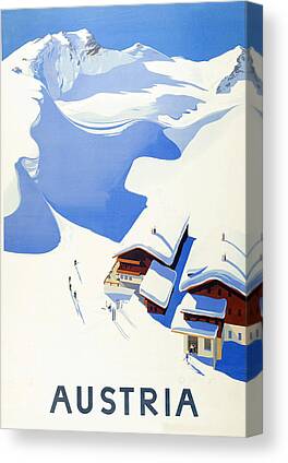 Alps Digital Art Canvas Prints