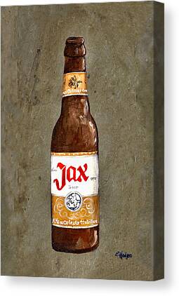 24" X 18" Reproduced Jax Pilsner Beer Jax Brewing Co FL on Canvas 