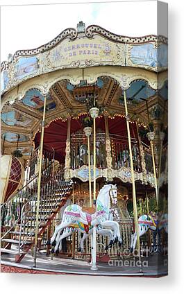 Paris Carousel Pony print Carousel print Nursery decor French carousel art
