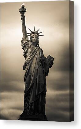 Lady Liberty Canvas Prints