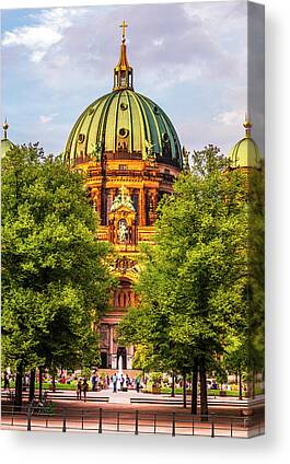Berlin Cathedral Canvas Print Wall Decor for Home & Office Decoration